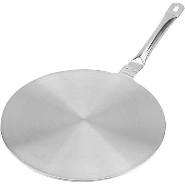 Rostfri induktionskokplatta värmeledningsplatta (silver, 24 cm) 1 st 24cm