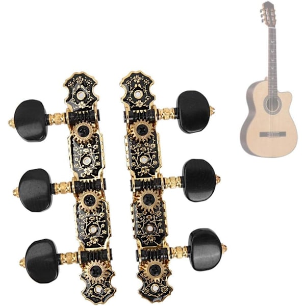 3L3R Gitarrstämningsmekanik Akustisk Gitarr Mekanik Stämmare 1:18 Mekanikersättning