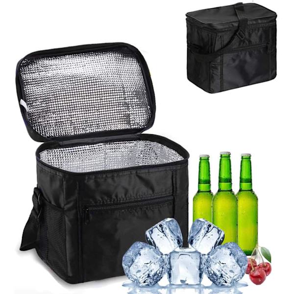 Liten kylväska picknickväska hopfällbar kylväska lunchväska för utomhusresor picknick camping
