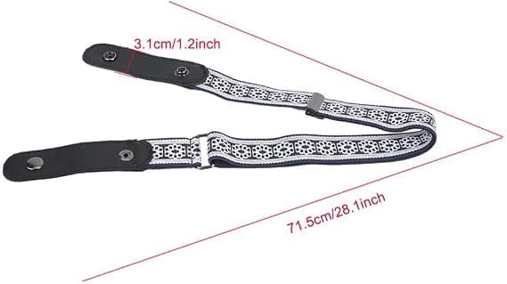 Midjebelte uten spenne, elastisk belte for kvinner/menn, spennefritt elastisk for jeans, bukser, kjoler (stil 1) blue