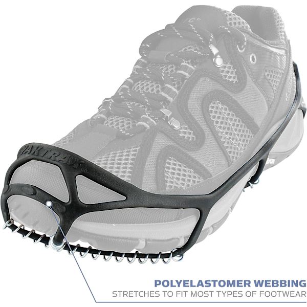 Promenad Traction Cleats för att gå på snö och is (1 par)