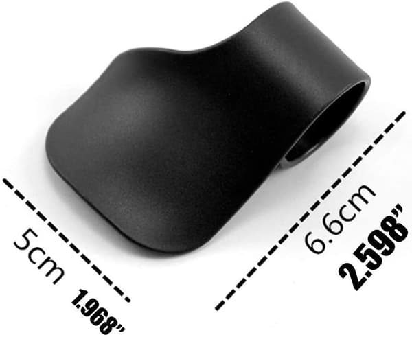 Erstatning for E-Bike Moto Scooter Universal Cruise Control Gas Support Håndledskrampeklips (Sort)