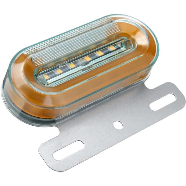 10 STK 24V 12 LED sidemarkeringsblinklys, gul, 3000LM, til lastbiltrailere