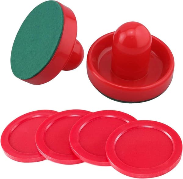 Luftkrumning Puck og Slider Putters (2 Strikers, 4 Puck Packs)