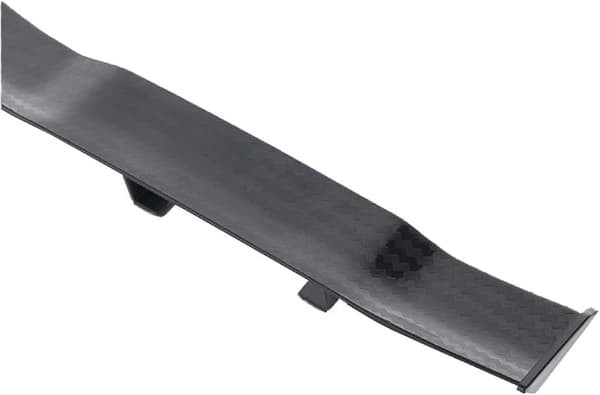 Universal bil mini spoiler vinge ABS-materiale spoiler vinge hale eksteriørdekorasjon (svart)