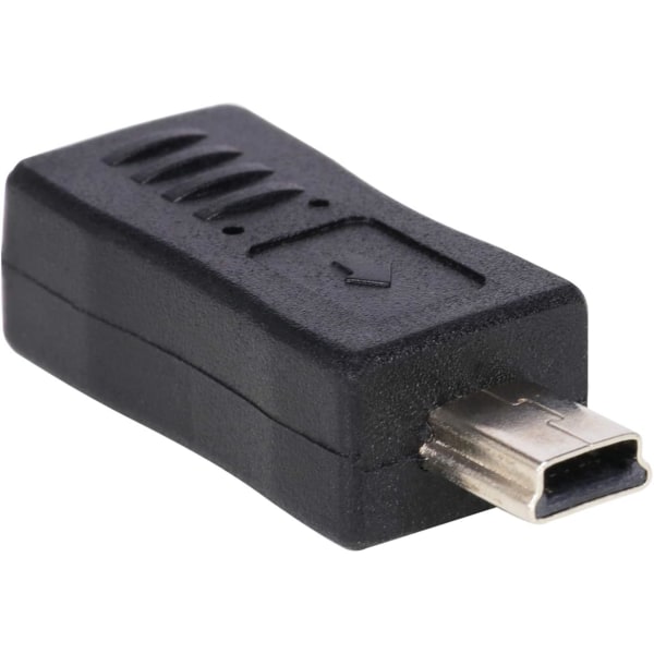 Mini USB hane till Micro USB hona B-typ laddningsadapterkonverter