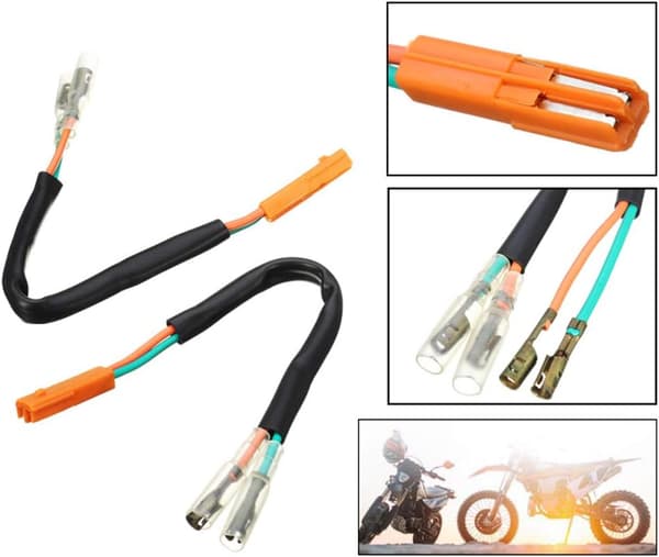 Motorcykelindikatoradapterkabelkontakt Adapterkabeladapterkabeladapter Kompatibel