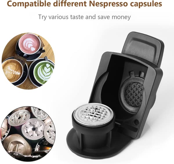 Kapseladapter Kaffekapselkonverterer kompatibel med kaffemaskiner