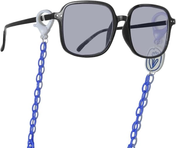 2 stycken solglasögon med glasögonbåge med akrylsnöre, unisex säkerhet