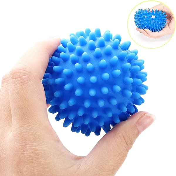 Fluffy flokefri vaskeball husholdningsrengjøringsutstyr (blå) 6 stk