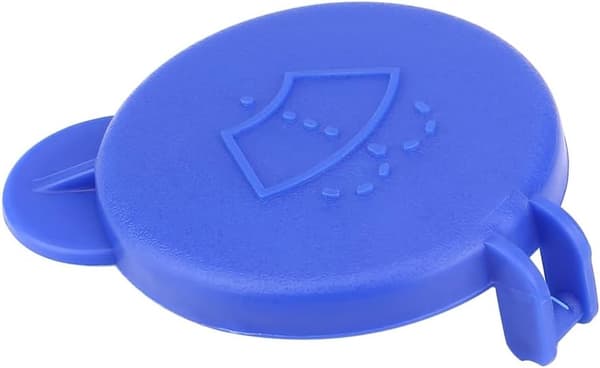 Bilvaskerflaskehætte, blå plast 42 mm / 1,7 tommer diameter forrudevaskerflaskedæksel