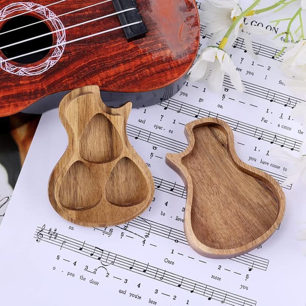 Plektrumhållare för gitarr, presentask för gitarrer, tillbehör till musikinstrument för gitarrister