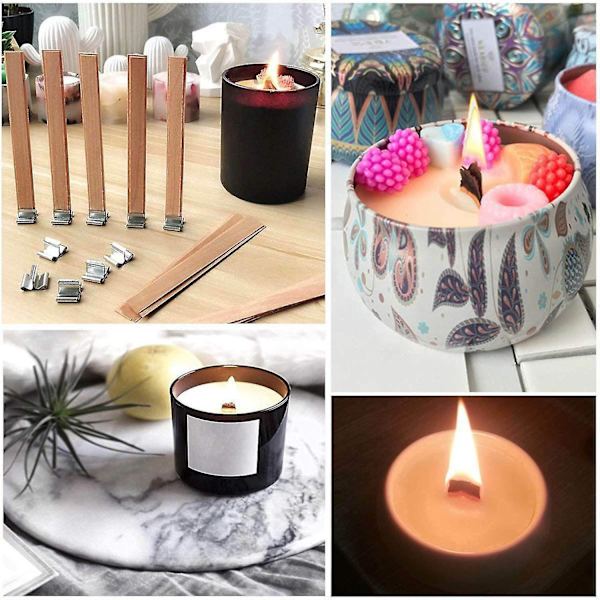 20 st trävekebasfästen med klämmor för tillverkning av basstöd DIY handgjorda