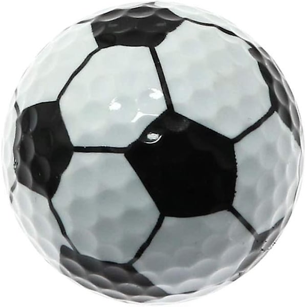 6-pack golfbollar med fotbolls-, basket-, baseboll-, tennis- och biljarddesign