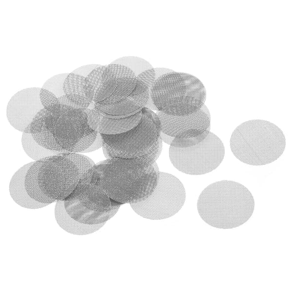 Rørskjermer i rustfritt stål, 1 tomme (25,4 mm) diameter for rørfilter, pakke med 120