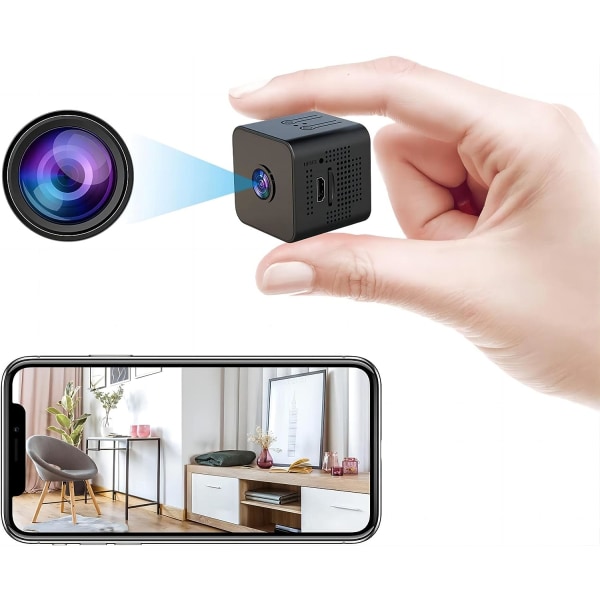 Mikrokamera Minikamera inomhus- och utomhuskamera med mörkerseende - Övervakningskamera Full HD