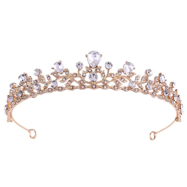 Kristallprinsesskrona Rhinestone Brudkrona Bröllop