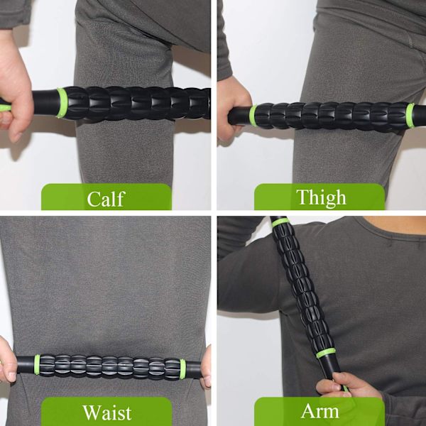 Athlete Muscle Massage Roller Stick lindrar muskelsmärta och stelhet (vit) White