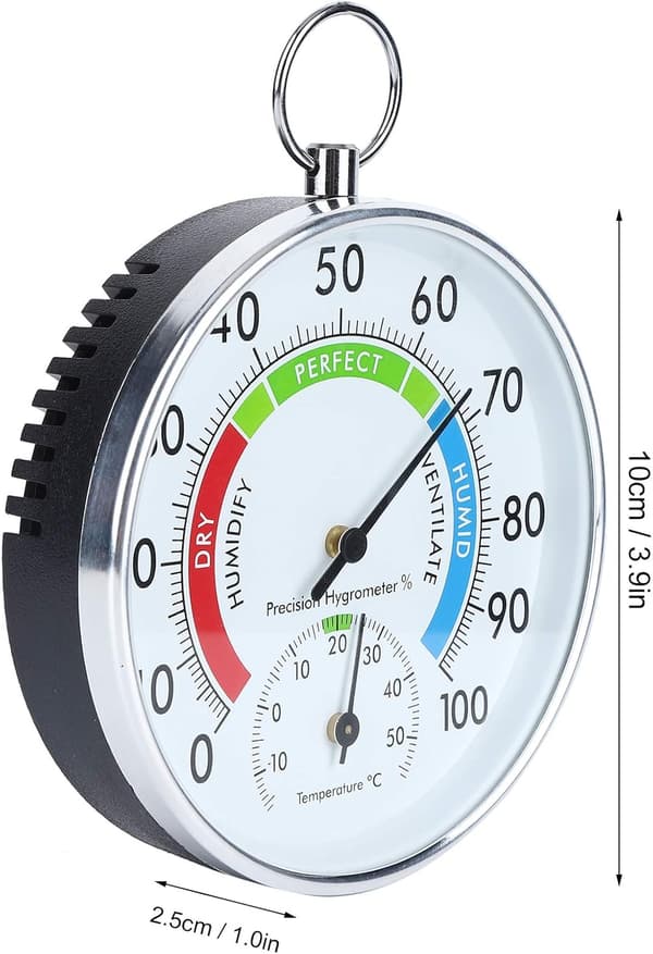 Hygrometer Termometer, Vegg Høypresisjons Værskive Analog