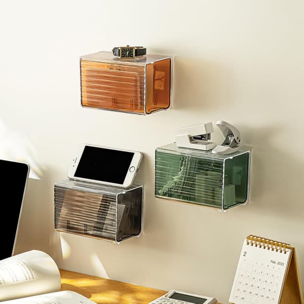 Bomullspads Holder Bomullspinner Kuler Boks Organizer Dispenser Oppbevaring Kosmetikkbeholder Tanntrådholder