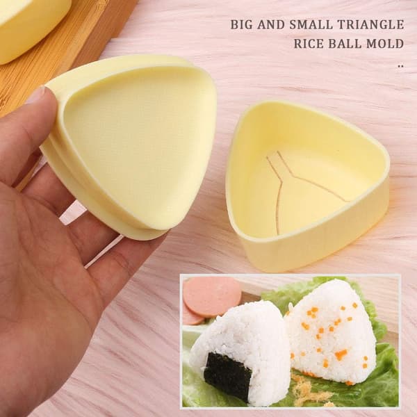 Trekantet Onigiri Form Onigiri Form DIY Japansk Bento 2 Stykker