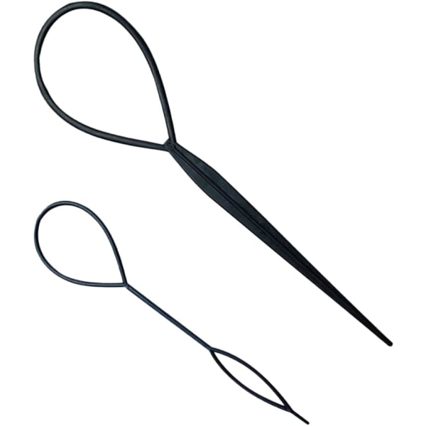 2 st hårfläta svansverktyg, hårstylingstillbehör för frisyrer, hårnål
