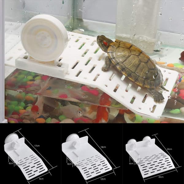 Skildpadde solplatform flydende skildpaddebro akvarie klatredekoration
