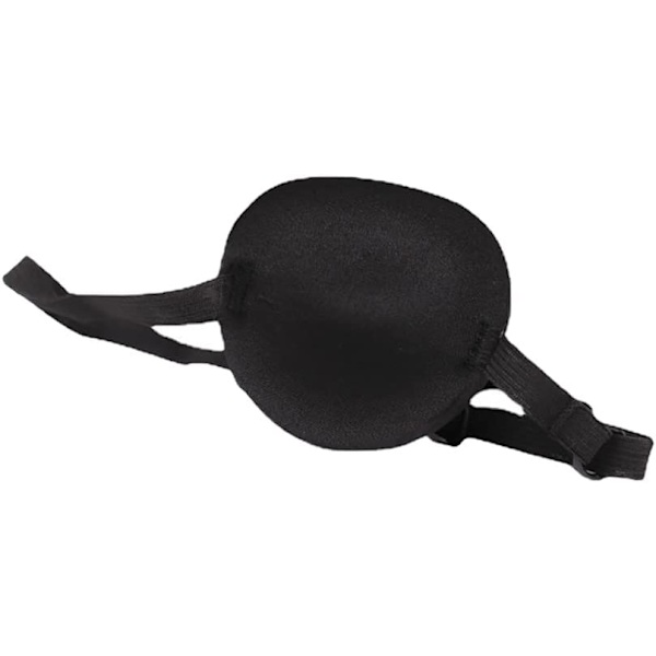 3 st svarta ögonlappar, enkel ögonmask, justerbar 3D ögonlapp ögonmask med spänne