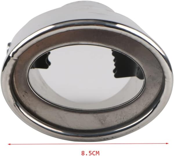 5,3-3,8 cm indvendig diameter udstødningsrør bil rustfrit stål universal udstødningsspids lyddæmper