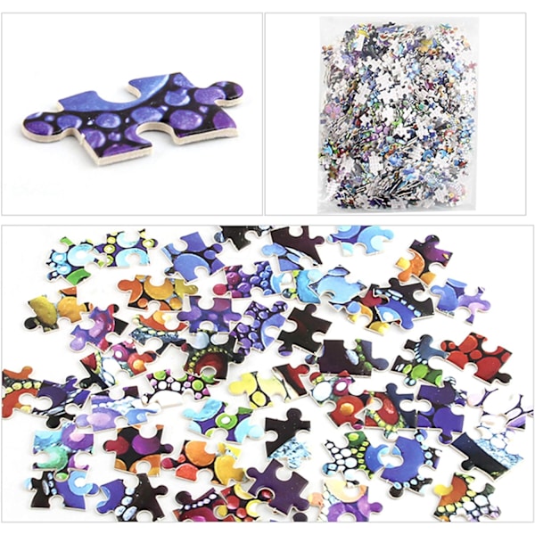 Mandala Flygplan Pussel, Blomma Fritid Underhållning Pussel 1000 Pcs
