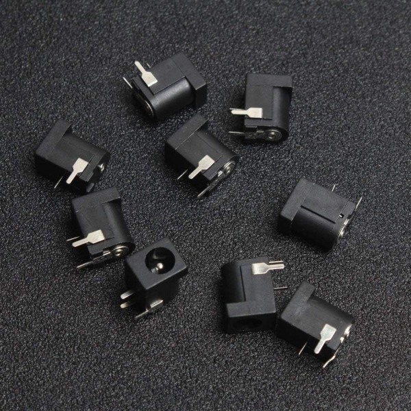 Strömkontaktuttag Jack Plug DC-005 DC-uttag Power Bucket Jack - 5 stycken