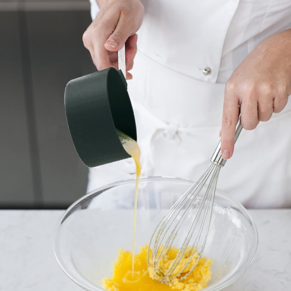 Rostfritt stål handtag måttsked bakning måttkopp verktyg - Set om 8