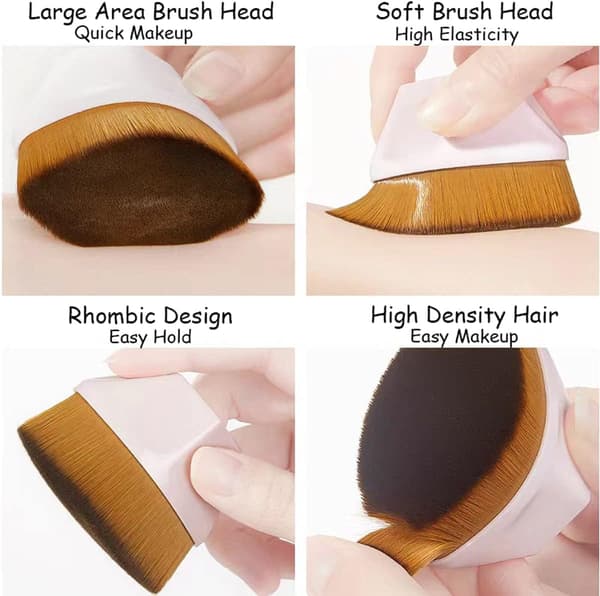 Sminkborste för makeup, för att blanda makeupvätska