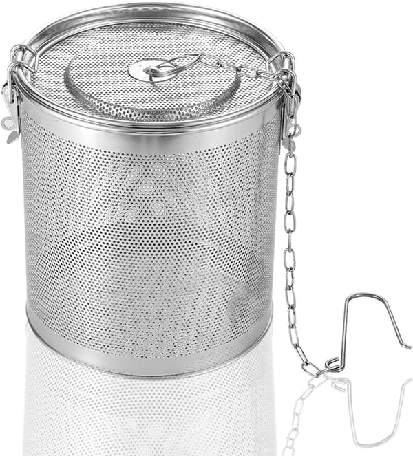 Te-infuser krydderi rustfrit stål finmasket tefilter til løs te og gløggkrydderier
