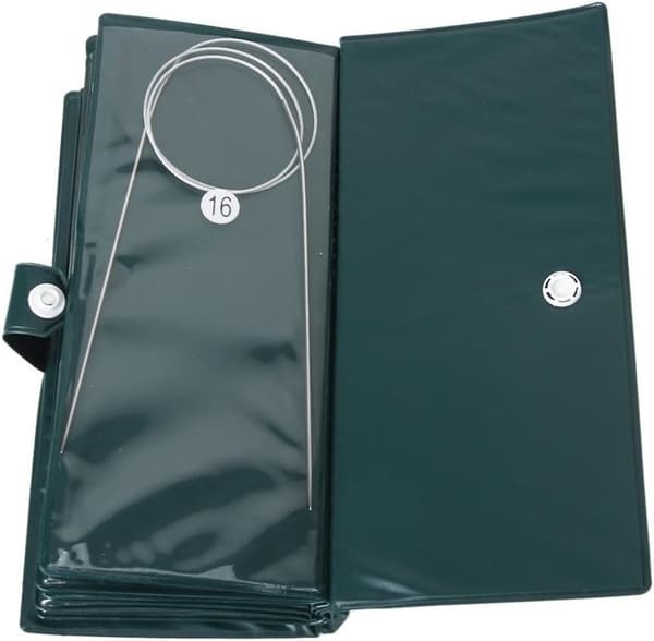 11 stk. professionel 80 cm rund hæklenål i rustfrit stål 1,5 mm til 5,0 mm