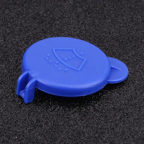 Bilvaskerflaskehætte, blå plast 42 mm / 1,7 tommer diameter forrudevaskerflaskedæksel