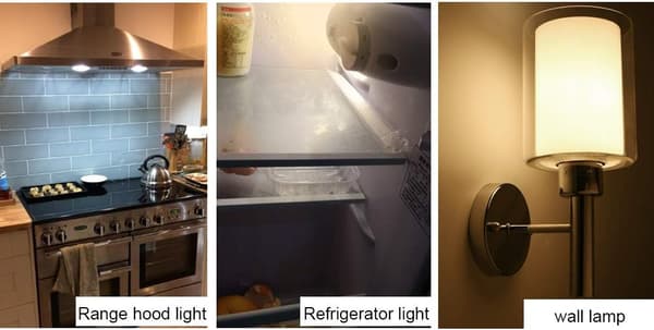 3-pakning E14 LED-pære Komfyrhette Lyspærer Varmhvit 7W Halogenpære 550 Lumen 3000K