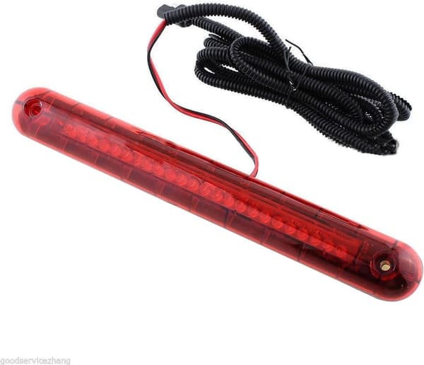 Extra bromsljus 12 V Biltillbehör 3 Bromsljus 24 LED Bromsljus (Röd)