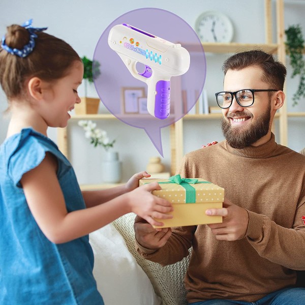 Godispistol leksak klubba pistol söta leksaker klubba förvarings pistol lila Purple