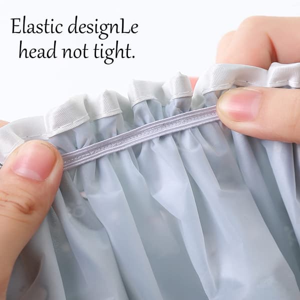 Duschmössa, simmössa, vattentät duschmössa för kvinnor, elastisk simmössa, 2-pack