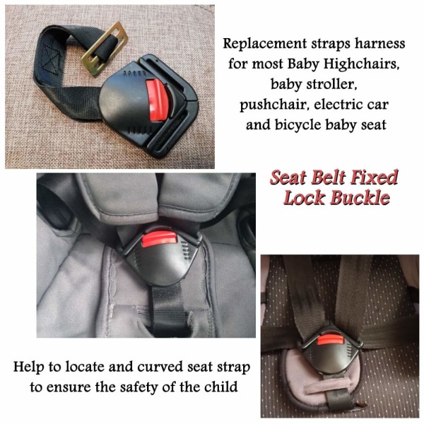 Autositz verstellbare Schultergurte Sicherheitsgurtschnalle Clips Kleinkind Sicherheitsgurte