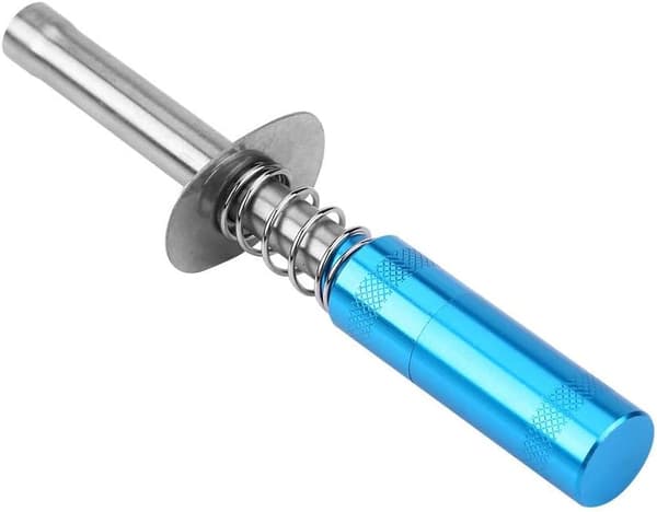 RC Igniter 80103 Motor Glødeplugg Aluminium Tenningssystem for HSP 1/10 Nitro Bil (blå) Blue