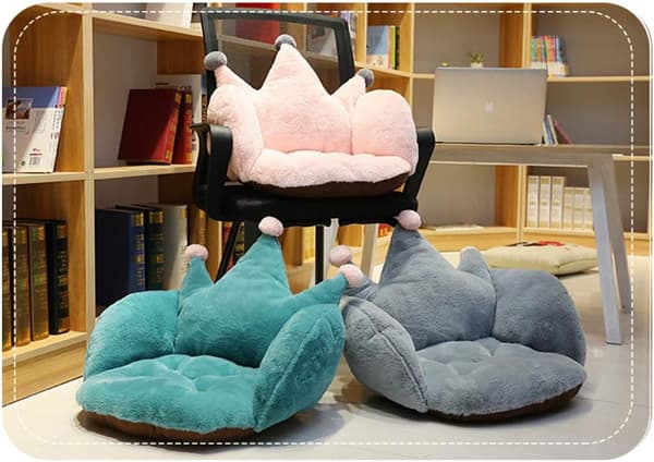 Husholdningsryglæn støttepude doven sofapude (pink) 1 stk pink