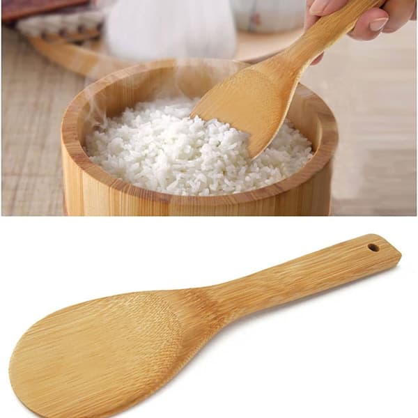 4 st bambu non-stick ris sked ris paddel ris spatel ris skopa skopa för sushi