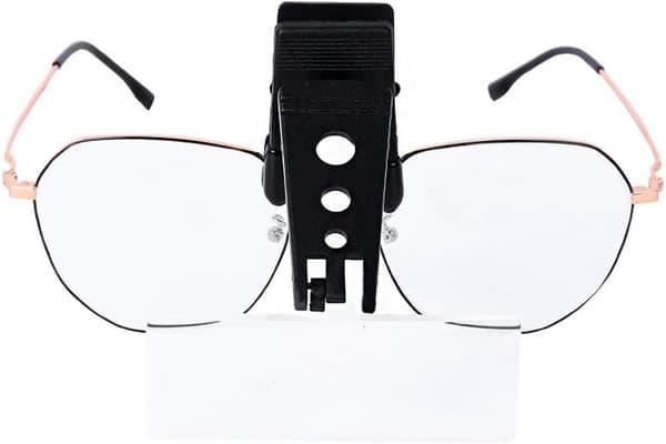 Klippförstorare 1,5X 2,5X 3,5X, 3 utbytbara linser Clip on Eyeglass