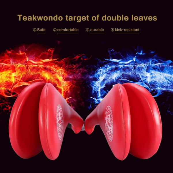 2x Taekwondo Kick Pads, halkfria Karate Kicks Target för Kickboxing Muay Thai Combat Training