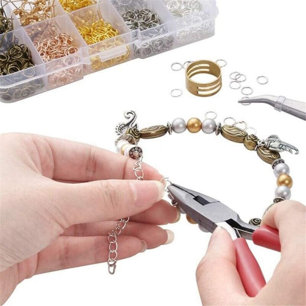 Pärlverktyg Smycketillverkningssats Handgjorda DIY-örhängekrokar