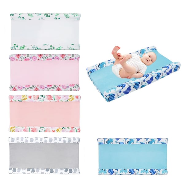 Överdrag för skötbäddar, skötbäddsöverdrag babyrum blöjbyte skötbädd 81 x 41 x 13 cm（stil 2） color 2