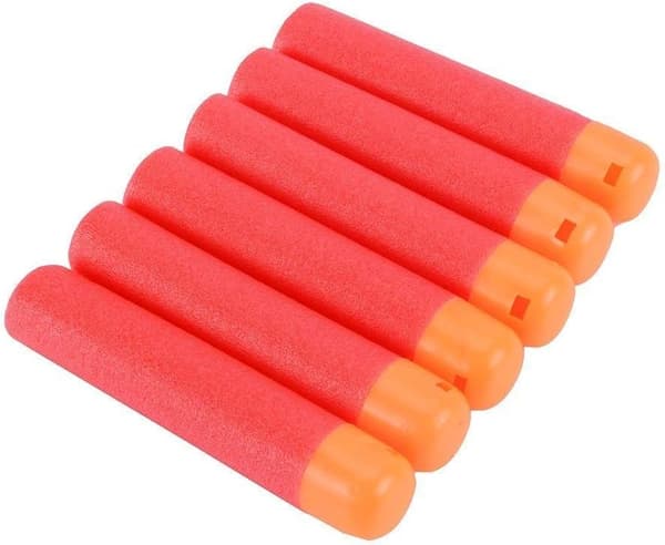 Påfyllbar Mega Sponge EVA rundhode myke kuler påfyllingspiler for Elite Nerf