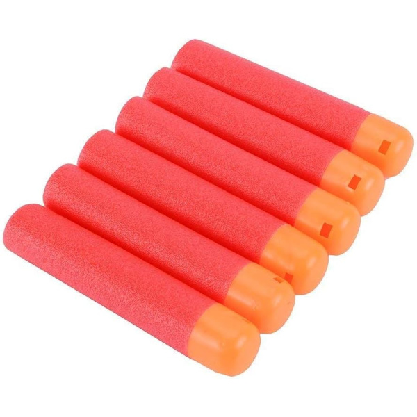 Påfyllningsbar Mega Sponge EVA Rundhuvud Mjuka Kulor Påfyllningspilar för Elite Nerf
